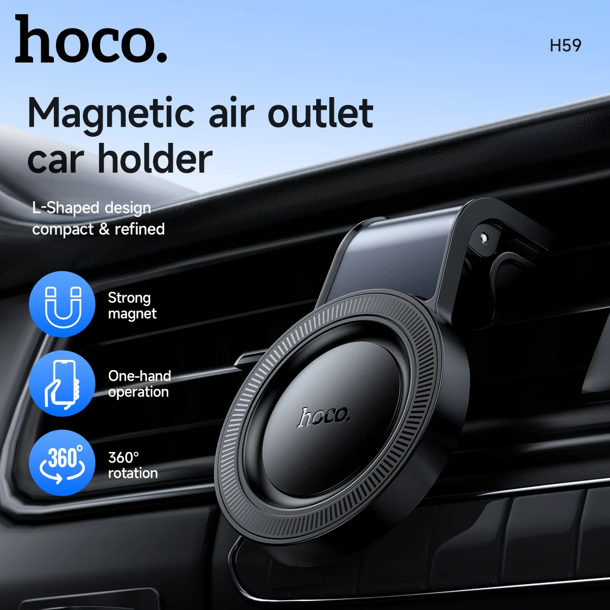 HOCO N52 Magnetic Car Mount