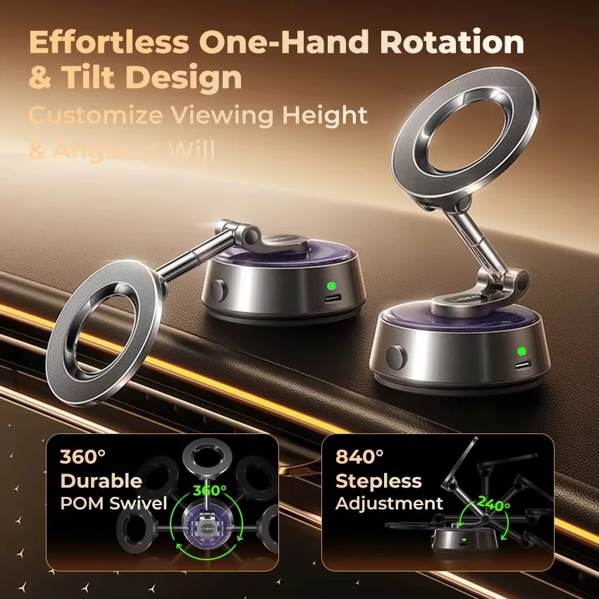LISEN N58 Vacuum Magnetic Car Mount