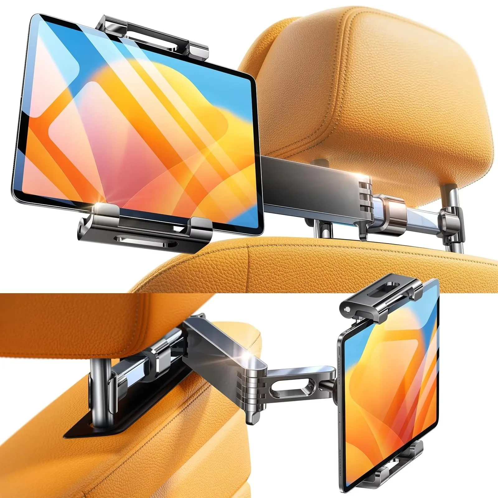 LISEN 4-Joint Headrest Tablet Mount