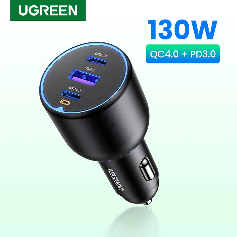 UGREEN 130W USB-C Car Charger