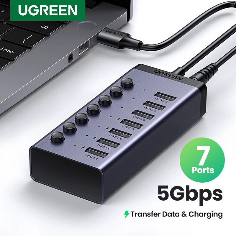 UGREEN 7-Port USB 3.0 Hub