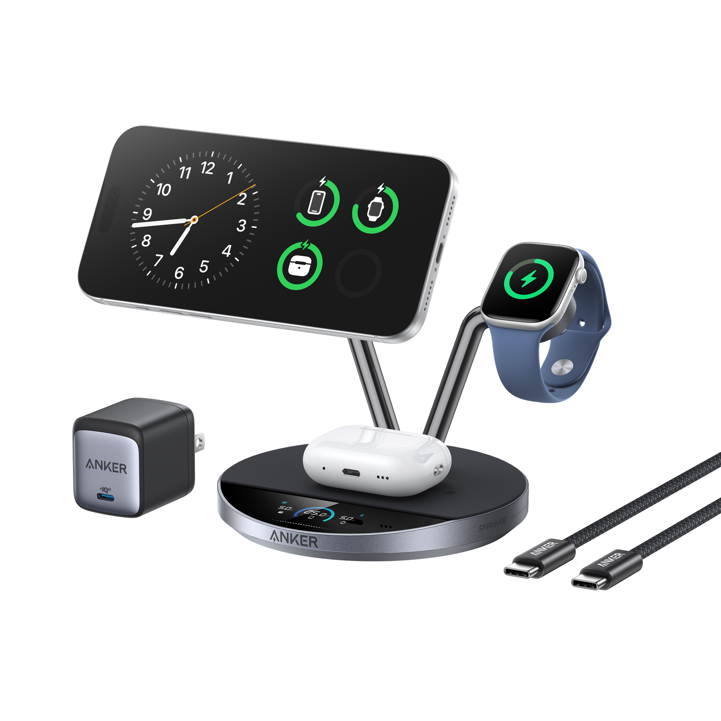 Anker 25W 3-in-1 Wireless Charging Station