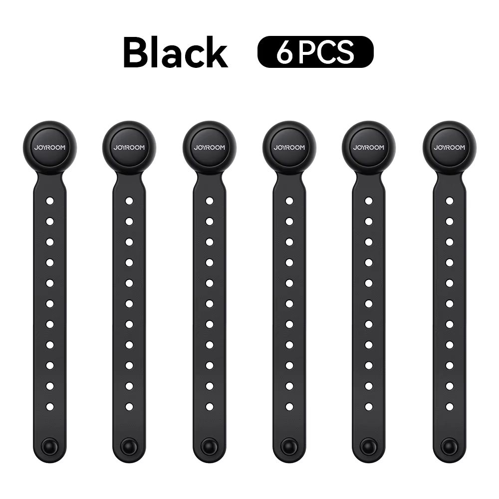 Joyroom 11cm Magnetic Cable Ties 6pcs